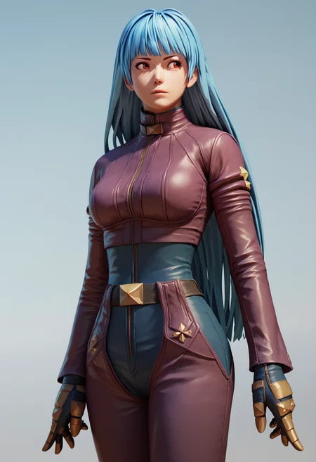 score_9, score_8_up, score_7_up, <lora:k0l4:1> k0l4, 1girl, kula diamond,cowboy shot,3D,outfit_1,chaps
