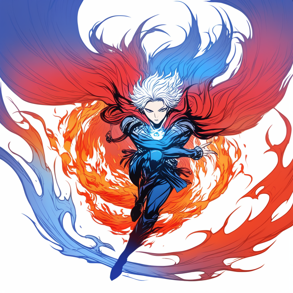 fflogo,1boy,solo,red and blue theme,white background,full body,fire,
BREAK <lora:fflogo_xl-000007:0.9>,, masterpiece, best quality,