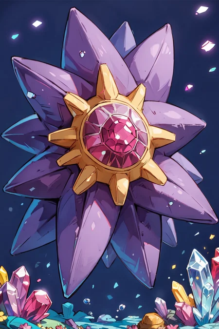 score_9, score_8_up, score_8, ,,, zzStarmie, simple background, blue background, crystal, purple theme, still life, purple gemstone, underwater, ,<lora:Starmie_Pokemon_PDXL:0.8>, ,,, embedding:zPDXL, Expressiveh, <lora:CatalystStylePDXL:0.6>, <lora:SDXLFaeTastic2400:0.5>, <lora:Expressive_H-000001:0.4>,