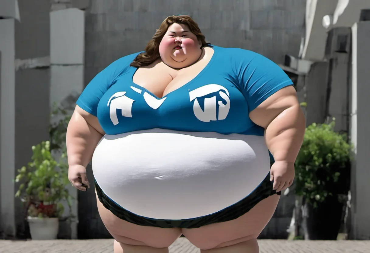 <lora:runga9-2:0.65>1girl,(big belly:1.9),(fat woman:1.9), very sexy thinly opened eyes, male focus,(female focus:1.9),(huge breasts:1.9),(unlimited Unequaled affair:2.2).ssbbw.whole body,mastershape,(t-shirts:5.0),(spats:4.0),8k photo,(voluptuous:1.2),crazy Lewd,thick,thick,having sex,too much body expanded,huge fat ballon body,orgasm pleasure face,(sweaty:1.5),too much breathing is increasing,flat belly button,japanese girl,(world's biggest tits :3.3),
