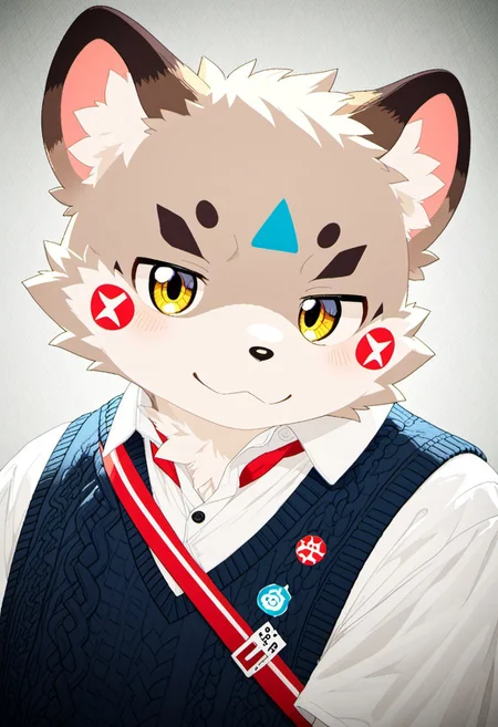 score_9, score_8_up, score_7_up, zPDXL3, ((((sdgs4by zuppu11)))), 1boy, furry, solo