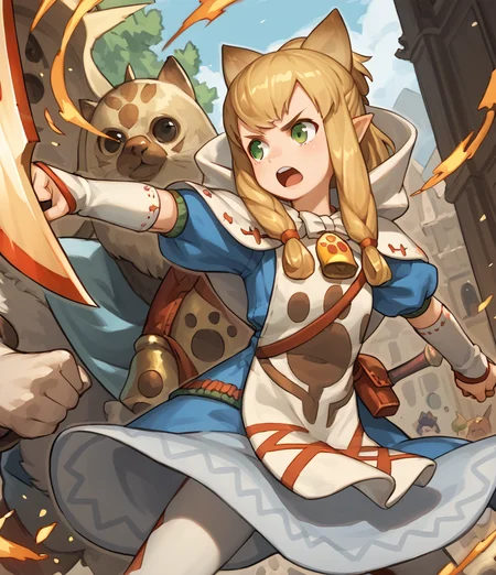 score 9, score 8 up, score 7 up, detailed background, shiny skin,
<lora:catalina.ponyte0:1>,
catalina,
holding weapon, fight stance,