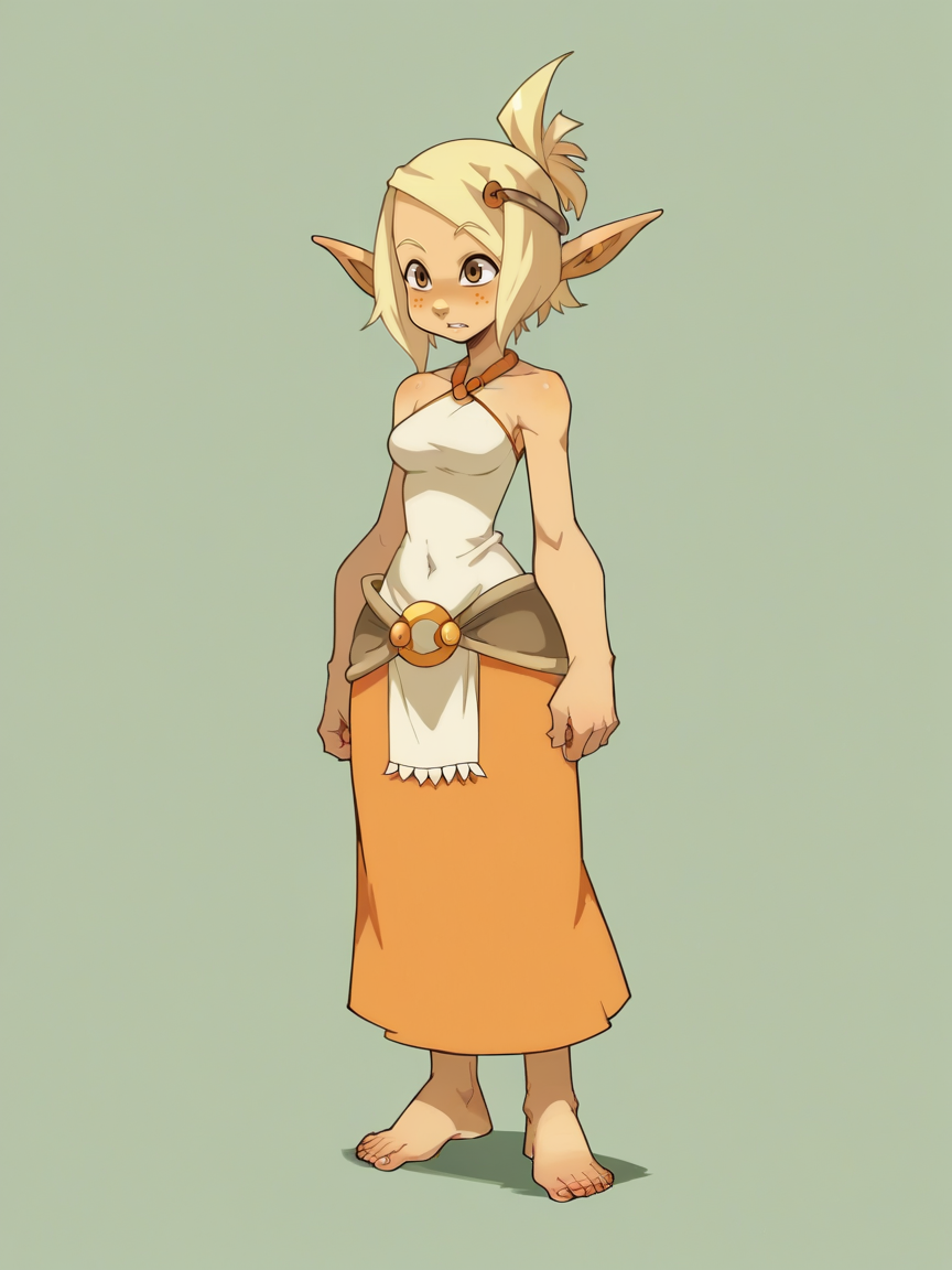 score_9, score_8_up, score_7_up, score_6_up, score_5_up,   <lora:wakfuXLP:1> wakfu, 1girl, blonde hair, pointy ears, full body,