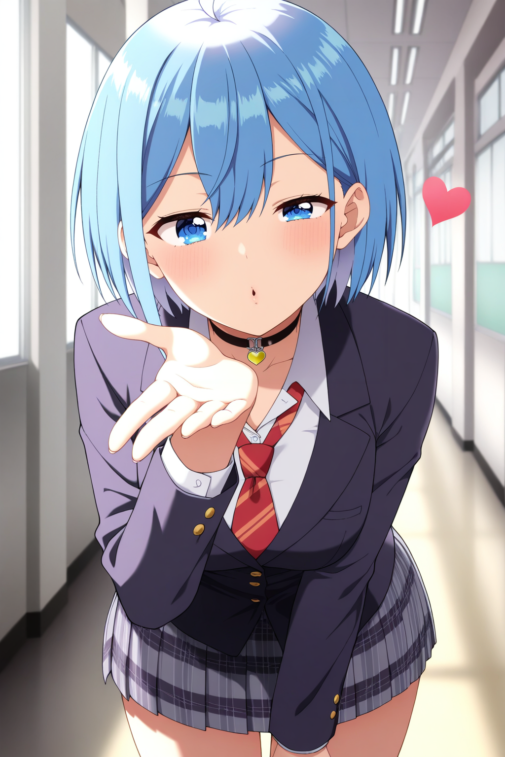 masterpiece, best quality, amazing quality, very aesthetic, absurdres, ultra detailed,
<lora:il_contrast_slider_d1 (Ð¦ÐÐÐ¢ ÐÐÐ Ð¢ÐÐÐÐ):-0.8>
 <lora:Himari Inuzuka:0.8> himari_inuzuka, 1girl,
\ndetailed eyes, \nleaning forward, blowing kiss, looking at viewer, heart, tilt head,\ndetailed background, schools corridor, dynamic shot,