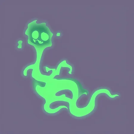 Inka the green futa ghost matingt press biro the green ghost