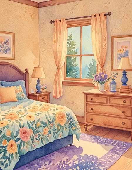 novuschroma75 style watercolor a bedroom <lora:novuschroma75 style:1>, <lora:sdxl_lightning_8step_lora:1>