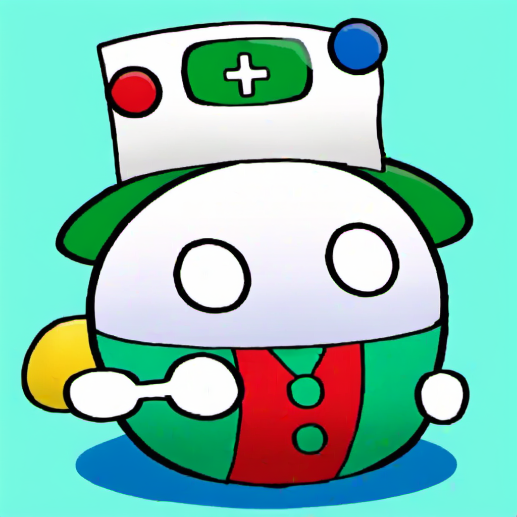 bobo ball, doctor, <lora:æ³¢æ³¢ç:0.7>