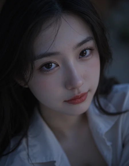 a 18 y.o girls,(from above:1.1),from side,soft lighting,high resolution,professional grade,RAW photography,evocative composition,Cinematic Lighting,moody lighting,perfect eyes,depth of field,virtual background,eyes focus,the face of an angel,<lora:10:0.8>,