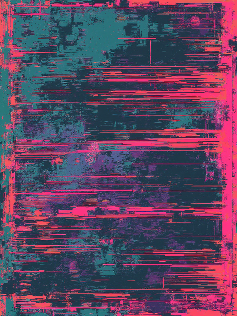 an absurdly glitched abstract texture design, no humans. gl1tchc0re <lora:Glitchcore_Flux:1>