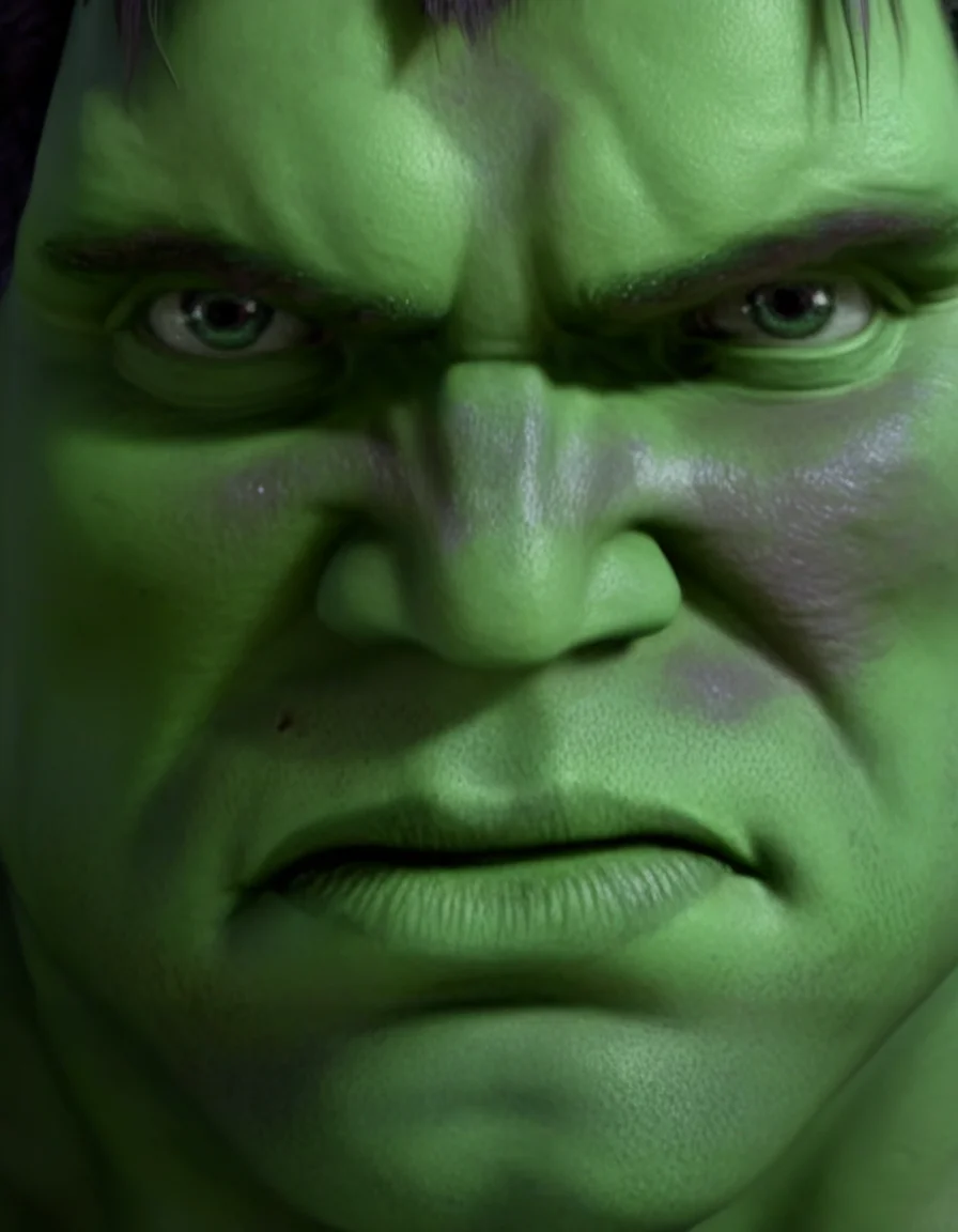 <lora:The_Incredible_Hulk_2003:1> hulk, best quality, best resolution, sharp focus, 4k, masterpiece, detailed face, Front View