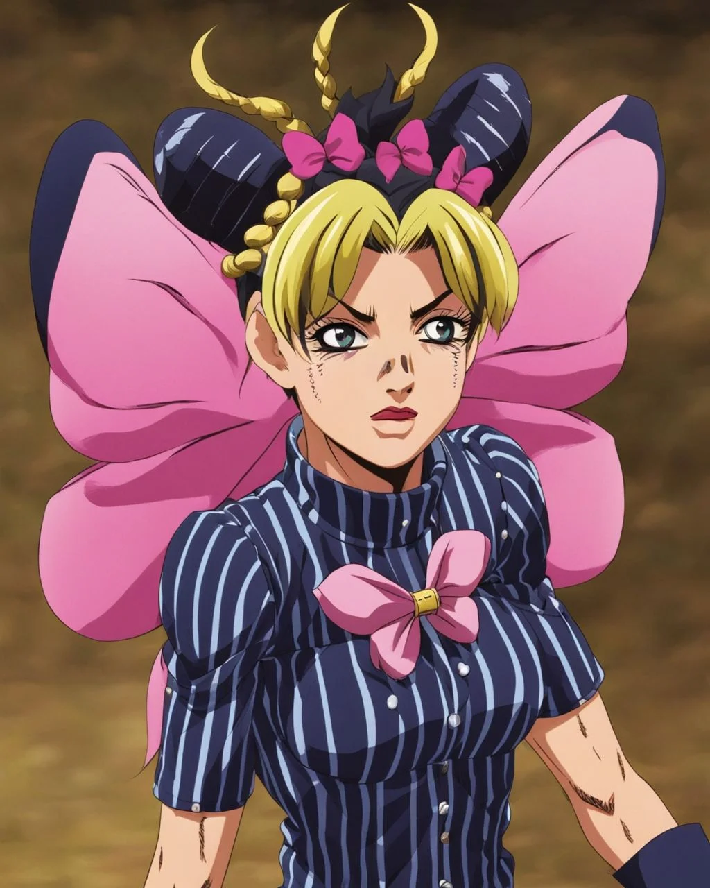 Jouline cujo FairyForm JojosoStyle <lora:SDXL_Fairy_Form_LoRA:0.8> <lora:SDXL-JojosoStyle-Lora-v2-r16:0.8>