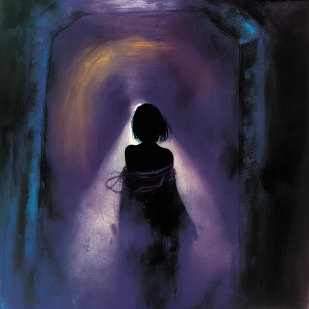 astrstica tunnel of fate, dark atmosphere, girl<lora:astrstica:0.8>