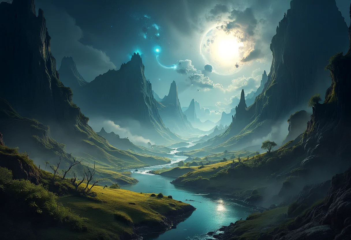 <lora:Flux-XL_Scenery:1>,flux-scenery a mystical and fantasy landscape