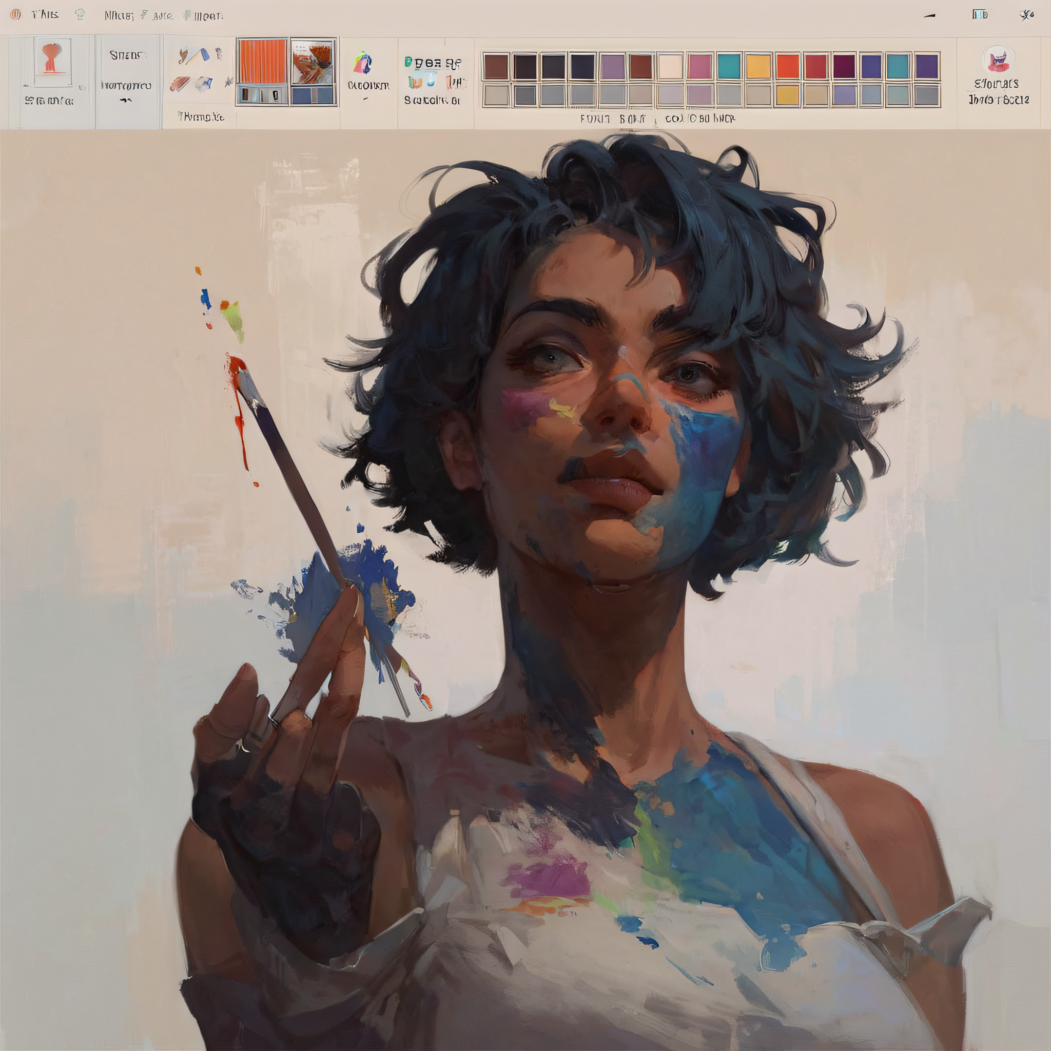score_9, score_8_up, score_7_up, score_6_up, zy_paint, user interface, ui, english text, woman, portrait, <lora:zy_paint_v1:0.75>