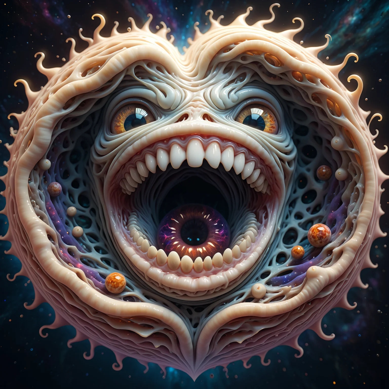 heart,colorful,ectoplasm,translucent,chaos,(cosmic horror:1.3),dreamlike,nightmare,intricate details,sharp focus,photography,photorealism,photorealistic,8k,soft focus,volumetric light,(intricate details),(hyperdetailed),8k hdr,high detailed,lot of details,high quality,soft cinematic light,dramatic atmosphere,atmospheric perspective,award-winning render,trending on artforum,wlop : : 6 octane render : :3,entering a quantum wormhole,naoto hattori,an ultrafine painting,by Wolfgang Zelmer,spiral heavens,digital art emoji collection