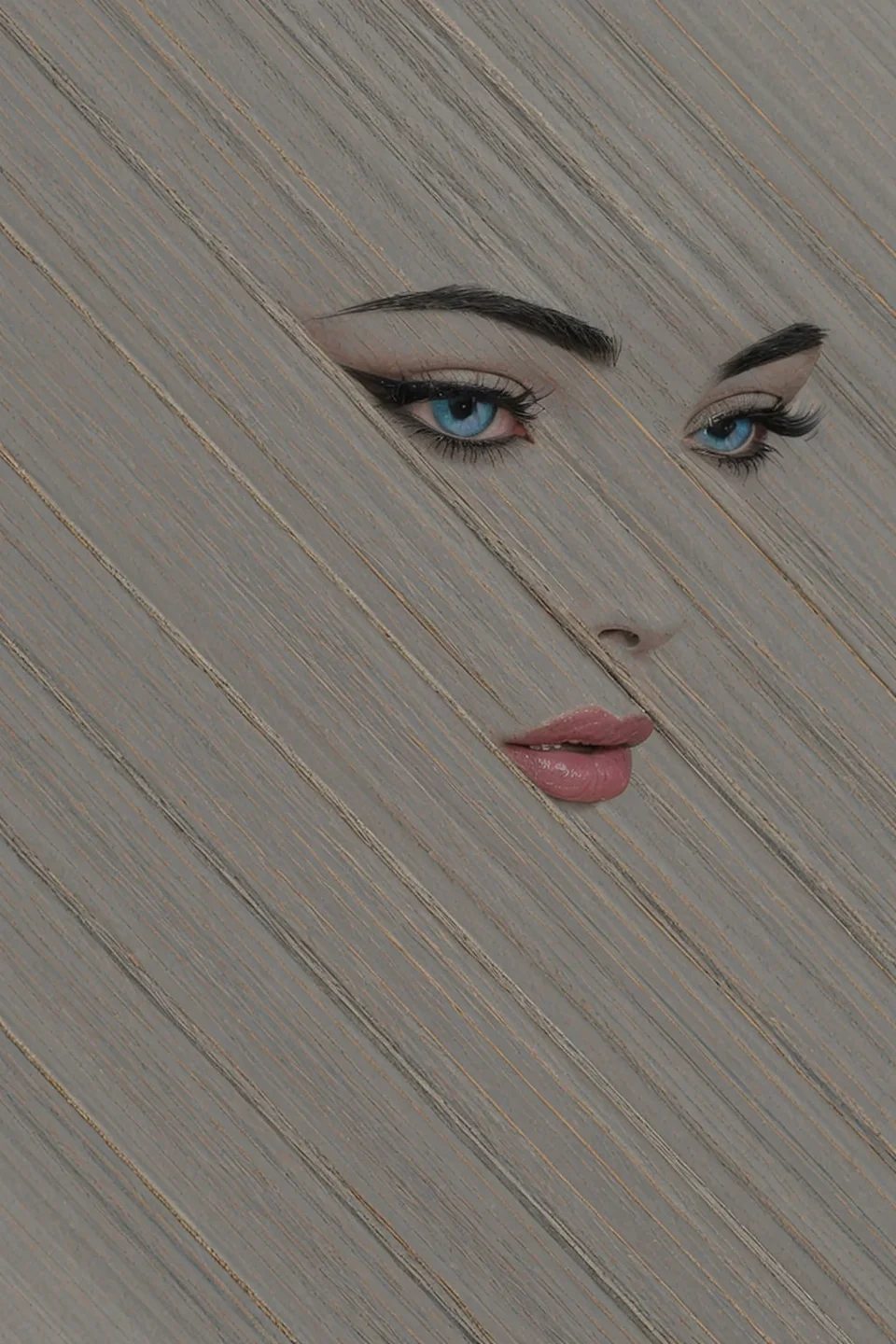 3d photo of a woman, in her 30s, gorgeous face, full lips,
medium length black hair, goth makeup, eyeliner, dark eye shadow, pale skin, Perfect detailed eyes