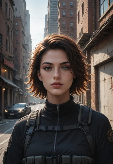 safe_pos, score_9, score_8_up, score_7_up, score_6_up, post-apocalyptic survivor, rugged tactical gear, assault rifle, long messy hair, realistic, cinematic angle, cinematic lighting, athletic body, fierce face, piercing green eyes, combat pose
BREAK
standing amidst the ruins of a destroyed city
BREAK
source_dystopian_art, rating_explicit, expressive, full body, dynamic pose
BREAK
detailed beautiful background, crumbling buildings, abandoned cars, overgrown vegetation, dark sky, desolate atmosphere
<lora:Expressive_H:0.6>Expressiveh, (SimplepositiveXLv1:1.3), (((upper body, full clothed:1.85)))
((masterpiece))
(ultra realistic, 32k, masterpiece:1.2), (high detailed skin:1.1), (high quality:1.1)
(((full clothed)))
<lora:DandonFuga_Style_v.2_-_Pony:0.8>
(8k uhd:1,4)
<lora:add-detail-xl:1>
<lora:Dynamic Poses:1>