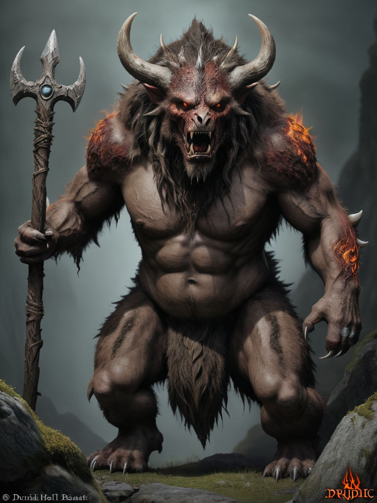 druidic hell beast <lora:LoromXL_Druidic_Naturalism_v1:0.1>