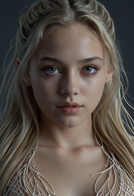 professional 3d model <lora:Alex Grey OC-000005:1>,Alex Grey,1girl, . octane render, highly detailed, volumetric, dramatic lighting