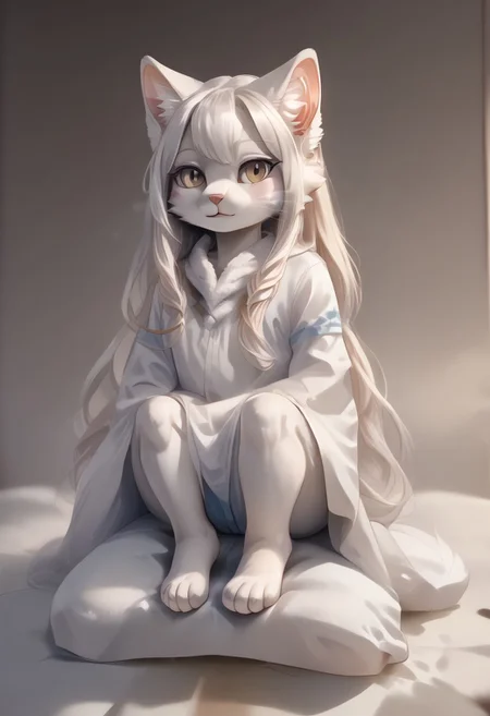 (((Barefoot furry character, full body, cinematic setting, furry female, plantigrade)))
Illustrate a refined and poised ((cat)) with sleek ((silver-gray fur)) and striking aquamarine eyes. Adorned in fashionable ((attire with subtle botanical patterns)). The figure ((lies barefoot on lounger)) in a luxurious spa environment, surrounded by potted plants like botulinum-producing Clostridium botulinum, amidst bottles labeled "serum" and "elixir," referencing the medical use of botulinum toxin. showing paws soles to viewer.
BREAK, detailed background, 8K, (masterpiece:1.5), intricate details, highly detailed, extreme detail, octane render, fine art, best quality, highres, (detailed face:1.5), ((full_body)), UHD, (((perfect hands))), low light