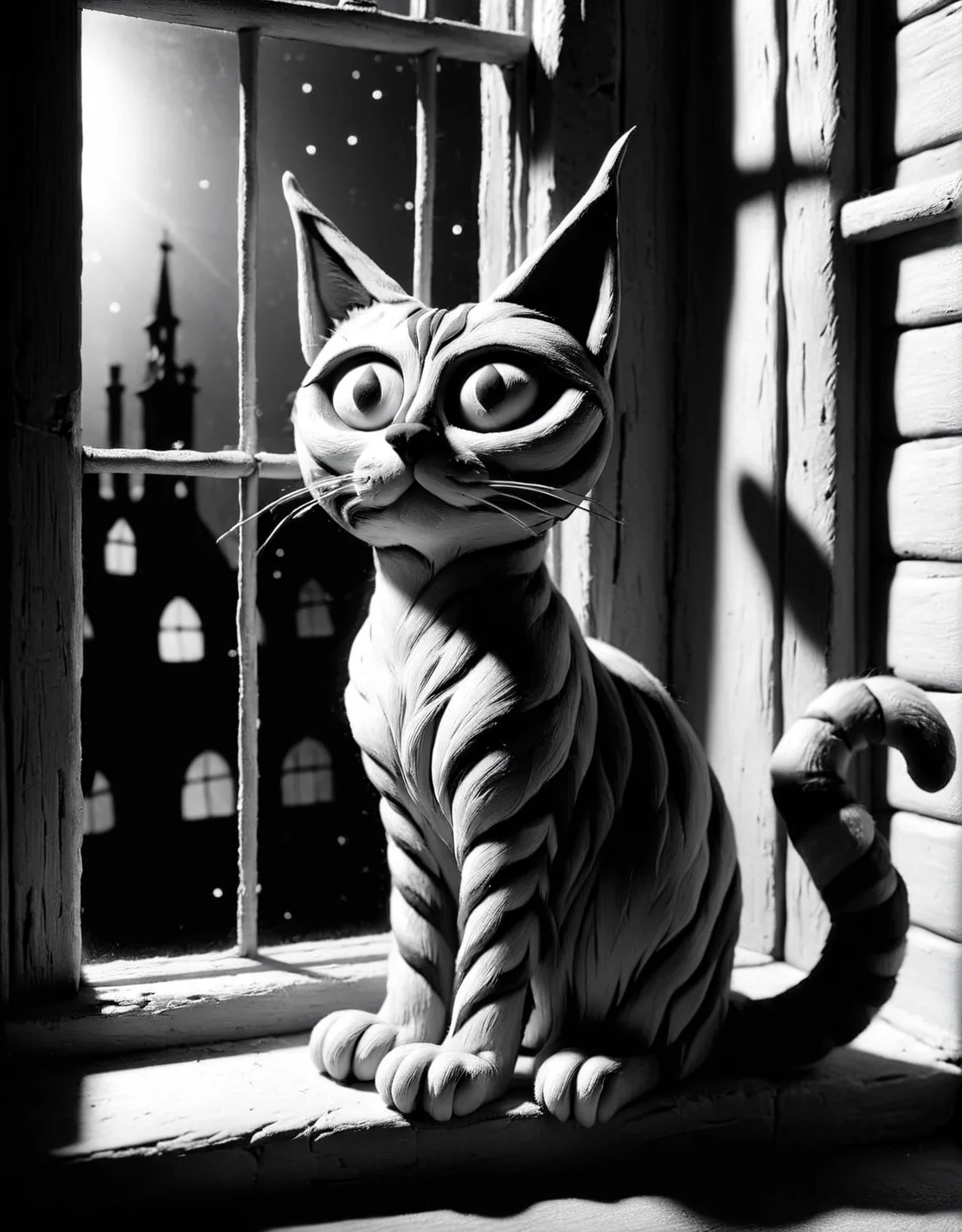 ais-drkclymtn cat sitting on a window sill<lora:ais-drkclymtn-sdxl:1>