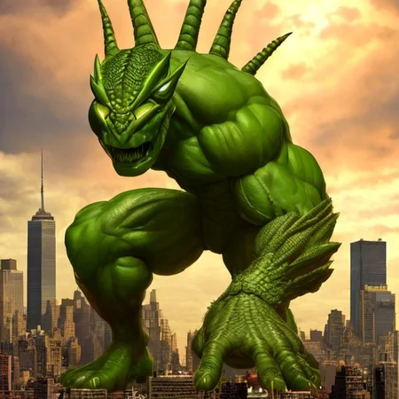 detailed new york promo photo of (Hulk | pmantis:0.8), matte oil painting, concept art, ambient lighting, deviantart, 4k, hd, clean