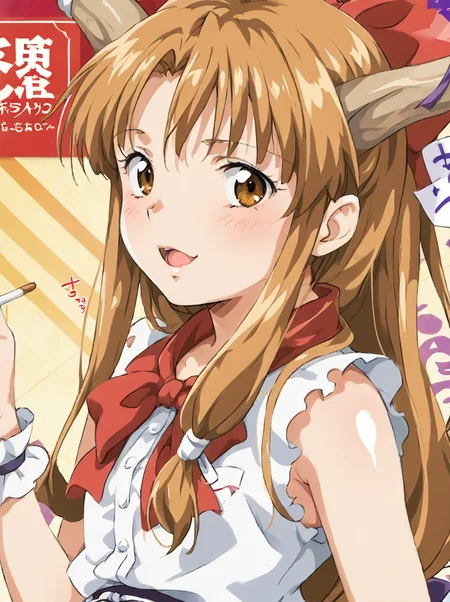detailed background, shiny skin, rating safe,
<lora:engawa.pony:1.0>,
engawa,
 <lora:suika.pony:1>,
suika