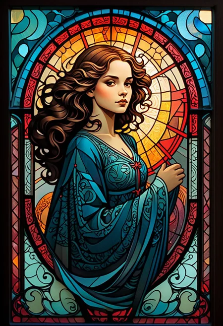 Hermione Granger (rubber stamp/postage stamp/woodblock print optical illusion holography lines art illustration figures fairytale double exposure. two parts in one art. , fantasy, fairytale, silhouetted modern dynamic poster, rich deep colors comic style art on a cracked paper , fantasy, close up filigree gracious transparent music, notes, music in the air, silhouette close macro portrait, , night. , dynamic pose, light on face, shadow play, perfect face, sharp glowing eyes, by James Jean, Craola, , Andy Kehoe, Dorian Vallejo,, Damian Lechoszest, Todd Lockwood, patchwork, stained glass, storybook illustration, highly detailed unusual beautiful details, intricated, intricated pose, tiny details masterpiece, high quality, intricated lighting, luminism, attention grabbing colors (masterclass) (female)