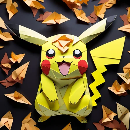 Pikachu PaperCutout style <lora:sdxl-PaperCutouts-Dreambooh:1>, Very detailed, clean, high quality, sharp image