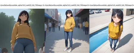 score_9,source_anime,anime style,<lora:Breast Slider - Pony_alpha1.0_rank4_noxattn_last:-0.5>,<lora:Nipple Size Slider_alpha1.0_rank4_noxattn_last:-0.5>,<lora:d3t41l3dXLP:0.35>,<lora:BelowAboveslider_alpha16.0_rank32_full_700steps:-3>,1girl,black hair,long hair,yellow hoodie,medium breasts,outdoors,in public,facing viewer,from front,full body,jeans,denim,