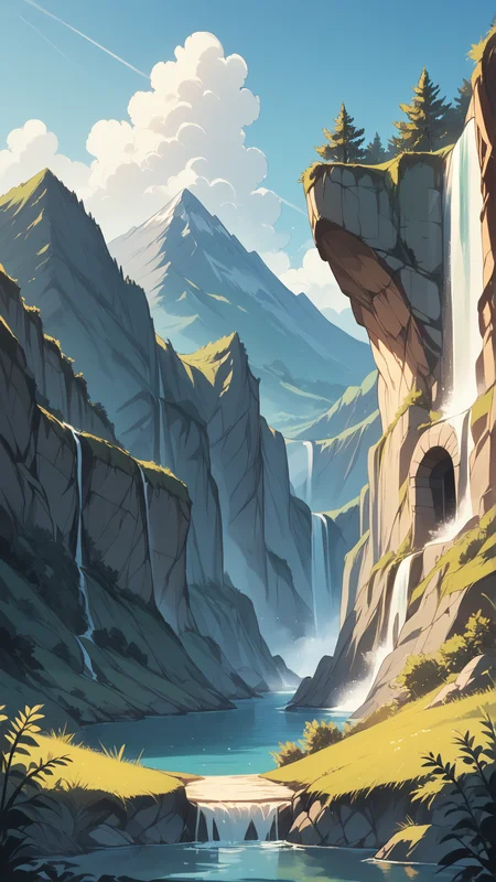score_8_up, score_7_up, scenery, (no human:1.5), natural, <lora:Anicomix-style_V04_ponyXL_LOREVER:0.5>