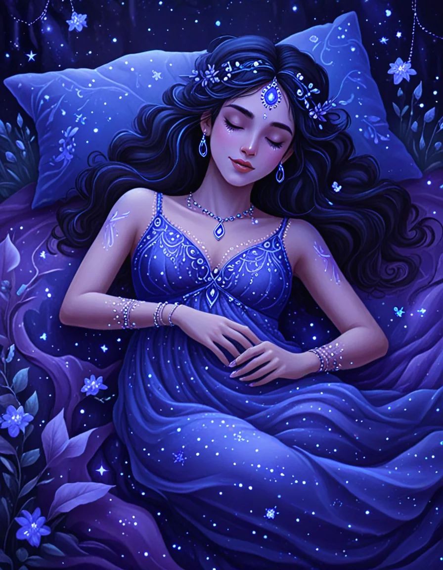 novuschroma14 style The Sleeping Gypsy <lora:novuschroma14 style:1> <lora:sdxl_lightning_8step_lora:1>
