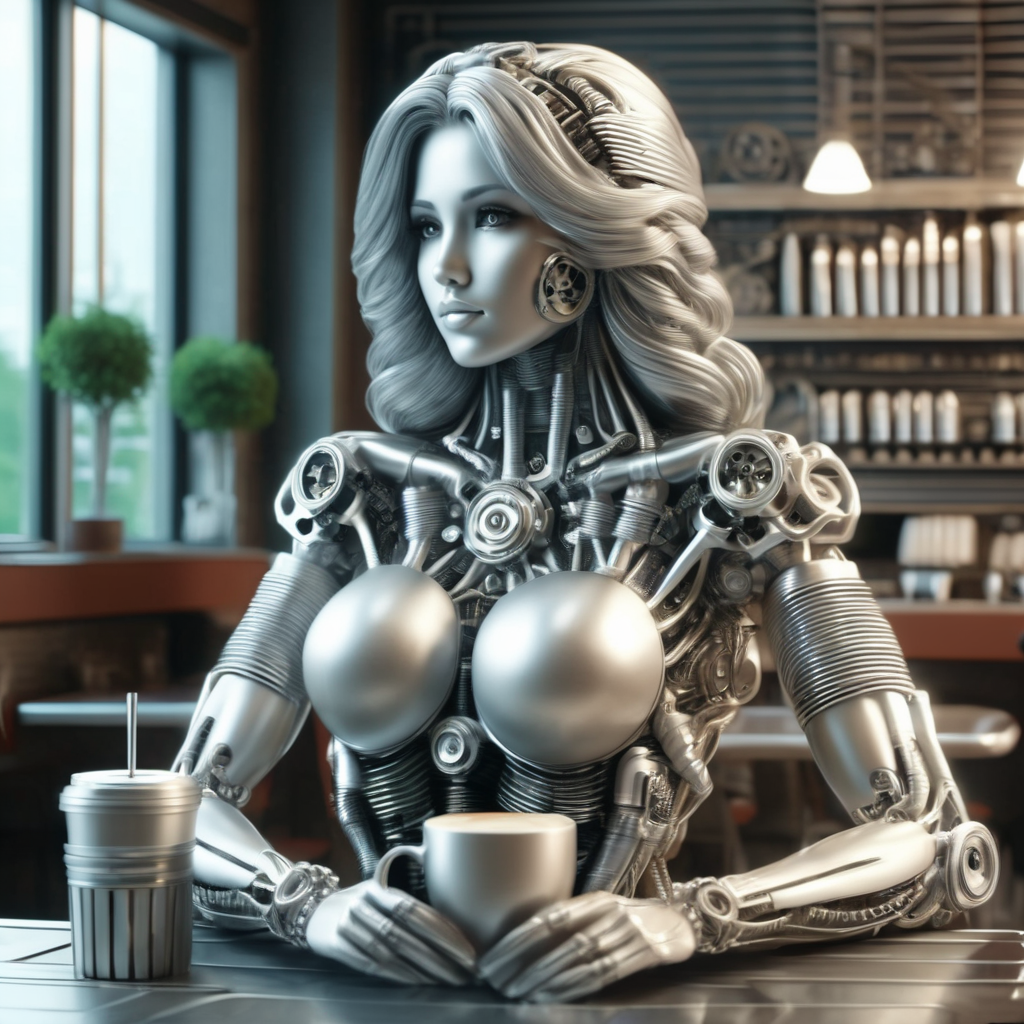 engitex beautiful girl in a cafe, very detailed, cinematic<lora:engitex:1>