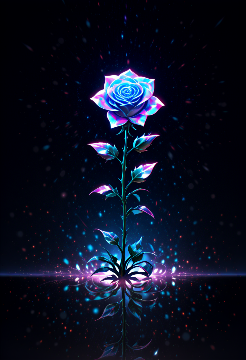himitsu \(hi mi tsu 2\), reiq,
(very awa, masterpiece, best quality:1.2), general, ice stadium,lineart:1.2, genshin impact,
plant focus, (Iridescent rose:1.5), 
iridescent:1.2, 1r1d3sc3nc3,chromatic abberation, light particles, black background, (shiny, abstract:0.7), underlighting:1.2,  reflection, , 
<lora:NOOB_vp1_detailer_by_volnovik_v1:0.7>  <lora:1r1d3sc3nc3XL:0,6> <lora:spo_sdxl_10ep_4k-data_lora_webui:1>