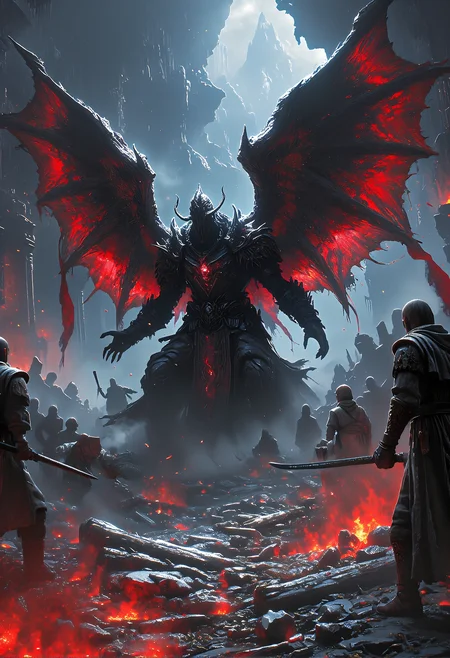 God of war <lora:Dever_Flux_Enhancer.safetensors:0.5>, <lora:DarkCore-000003.safetensors:1.0>, <lora:black_fantasy.safetensors:0.3>, <lora:MJvSX_Flux_LoRa_v1-000096.safetensors:0.85>,