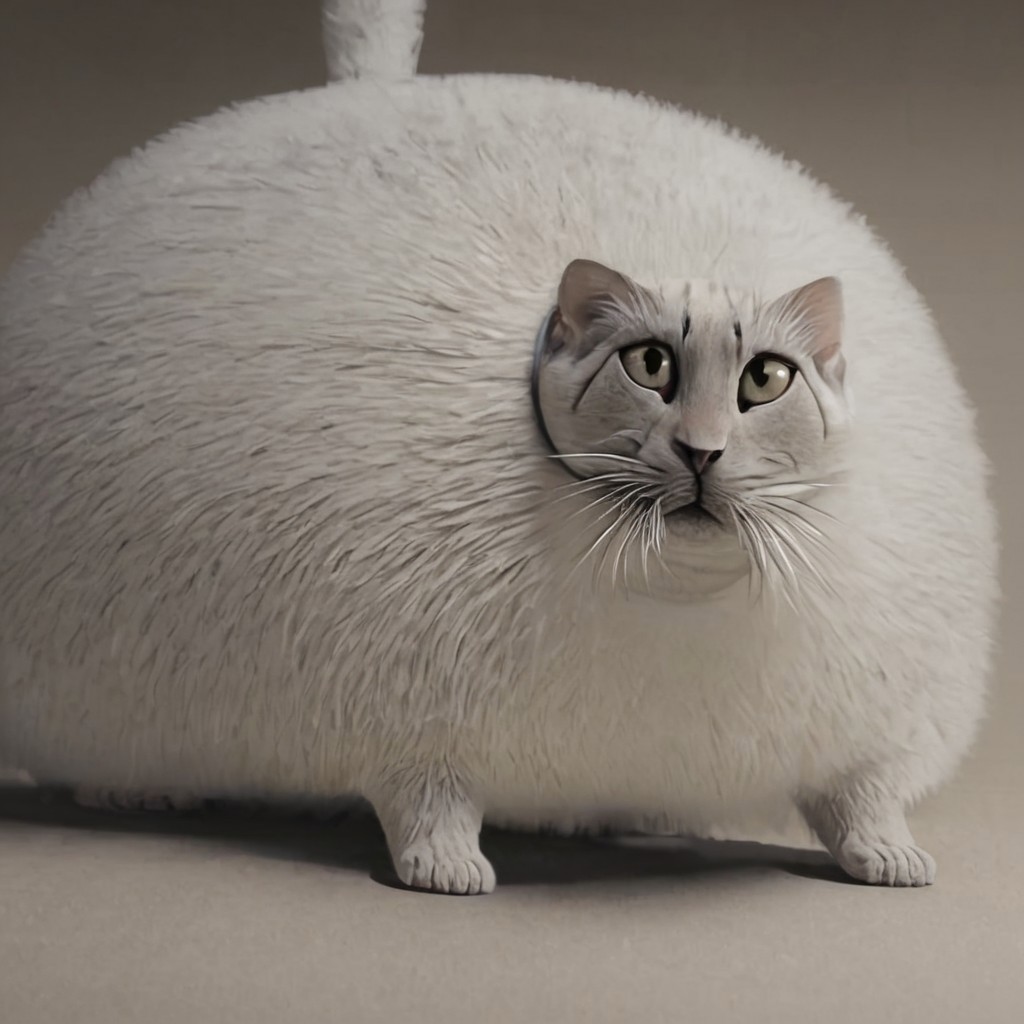 animal focus, a round cat