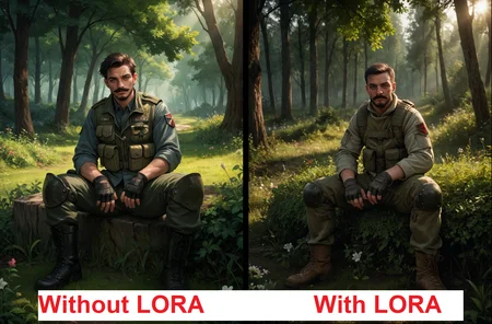 score_9, score_8_up, score_7_up, score_6_up, BREAK, Poststyl, looking at viewer, facial hair, scar, beard, realistic, mustache,