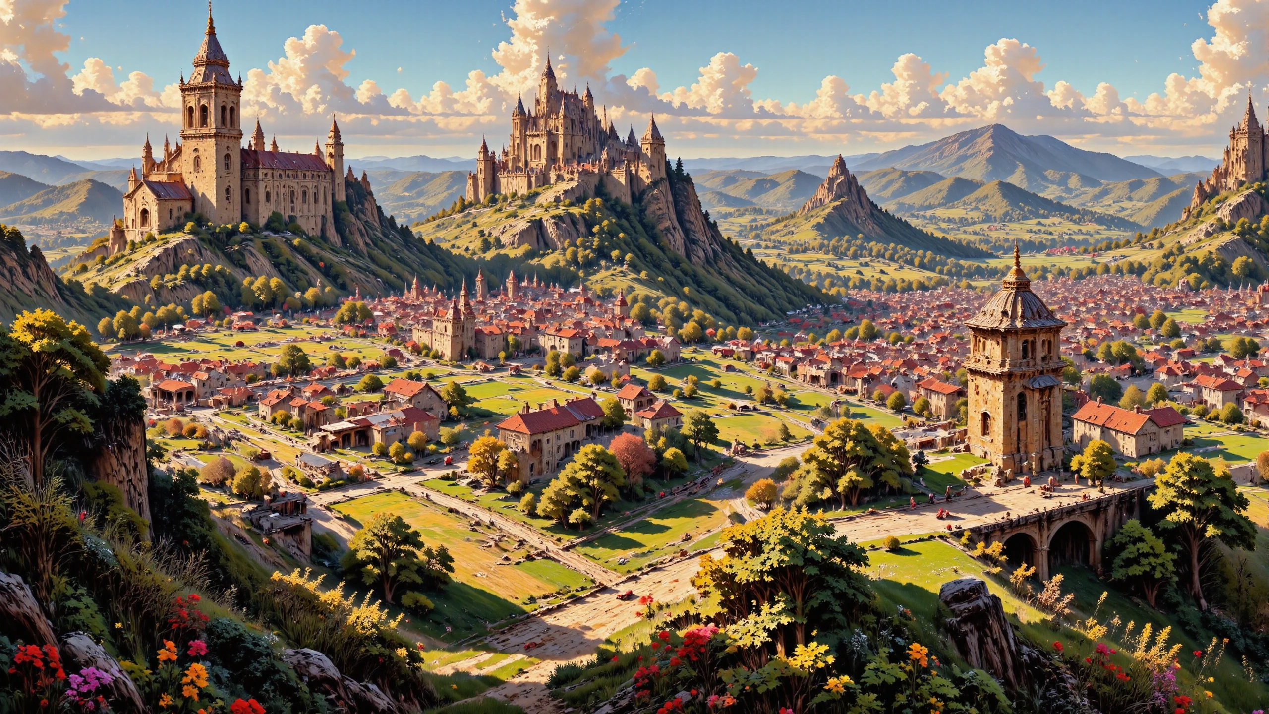 (church:1.3),  beautiful (Vietnamese) fantasy landscape,  golden hour, woman, intricate, very detailed, sharp, colorful, <lora:Hand v2:1> <lora:Anti-Blur:1> <lora:Insane Detail Slider:0.5>   <lora:Flux.1_Turbo_Detailer:0.6> <lora:flux-photo-transparent_Alpha_1.0:0.8> <lora:flux.1_lora_flyway_Epic-detail_v2:0.6> <lora:Painterly01b_CE_FLUX_AIT:0.8> pntrlyCE_style, <lora:VividlySurreal:0.8>, <lora:FluxMythP0rtr4itStyle:0.8> mythp0rt