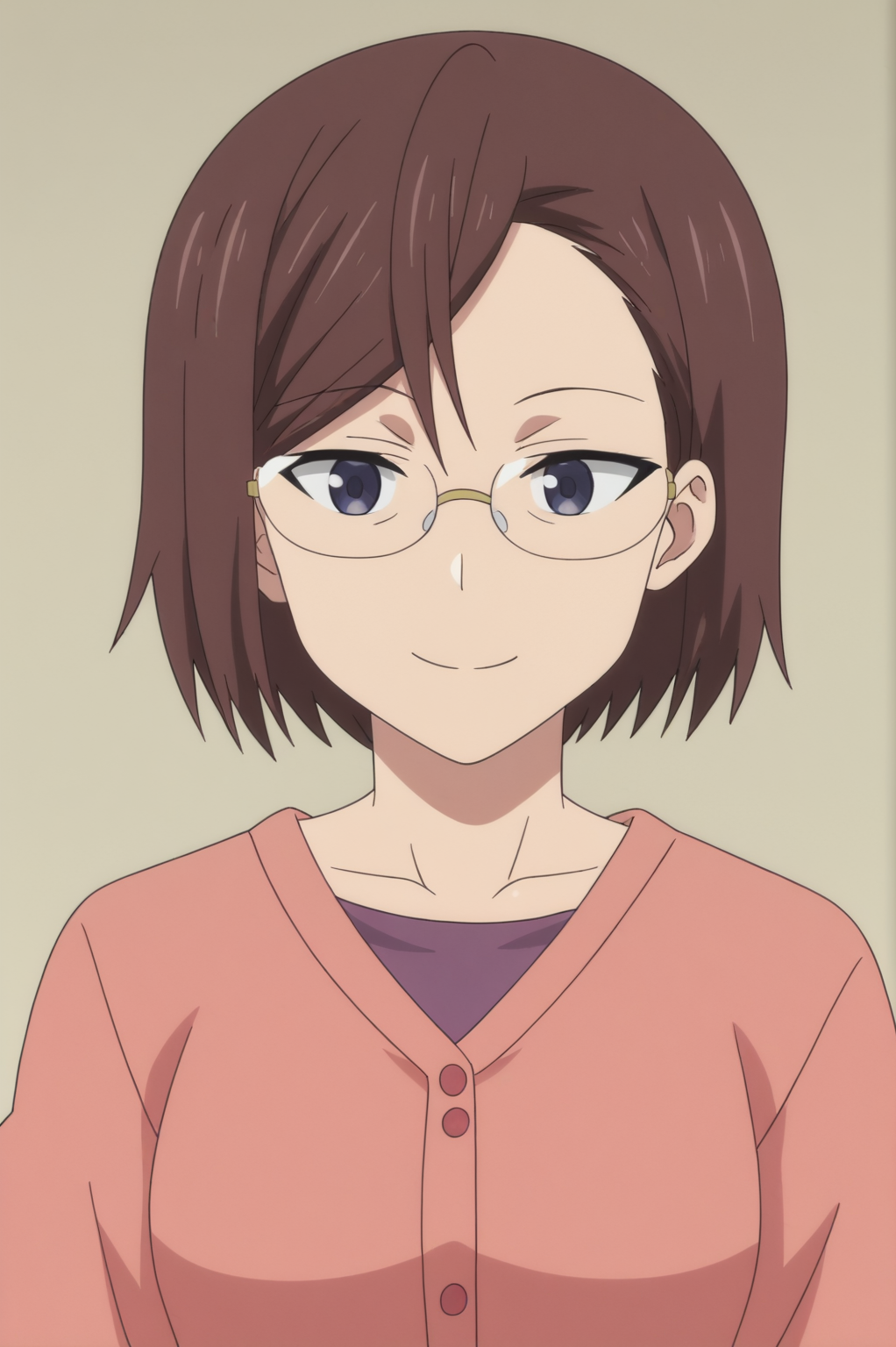 rating_safe,  anime screencap, consistent background,   Haruko Sakurai, light smile, upper body, glasses <lora:Uzaki-chan_wa_Asobitai-Haruko_Sakurai-PDXL:0.8>