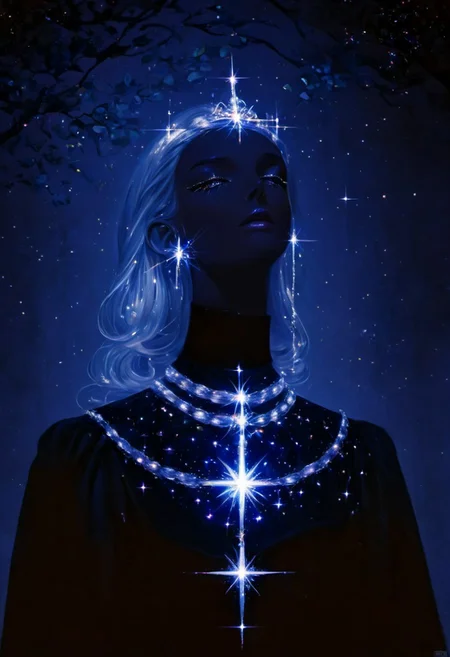 (a mice), red pupil, (in black european style palace clothes medieval glittering:1.7), birch tree trunk, (hang oneself with crystal rope:1.8), against a soft-focus black background, (detailed claw), (aaar7gl), (sparkle:1.9), (night), (very dark environment), moon, (gleam:1.9), painting, drawing, 8k uhd, dslr, soft lighting, best quality, film grain, masterpiece, aesthetic, (animal focus, no human:1.8), (open mouth:1.7), blinking starry sky, crown, jewelry, closed eye, full body, dead