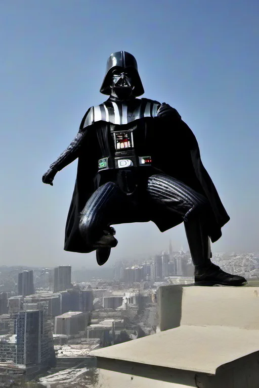 Masterpice,High Quality,
<lora:PE_DarthVader:0.8> PEDarthVader
parkour,jump,
