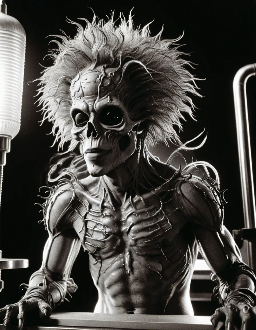 very aesthetic, 1985 movie weird science, intricate details,naturalism,hyperdetailed,hyperrealistic <lora:ral-chrosc-bw:1> ral-chrosc-bw
