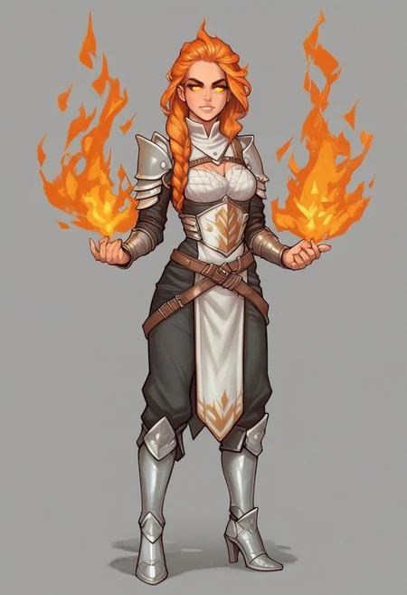 ((bestifacator, holding, black glowing eyes, dynamic pose, long fire hair))
((((full-clothed)))), ((long big sword in hands, sword in hands))
BREAK
(((((in ruined medieval castle, burned background))))))
score_9, score_8_up, score_7_up, score_6_up, source_cartoon, rating_explicit, Expressiveh, (((((full body))))), dynamic pose