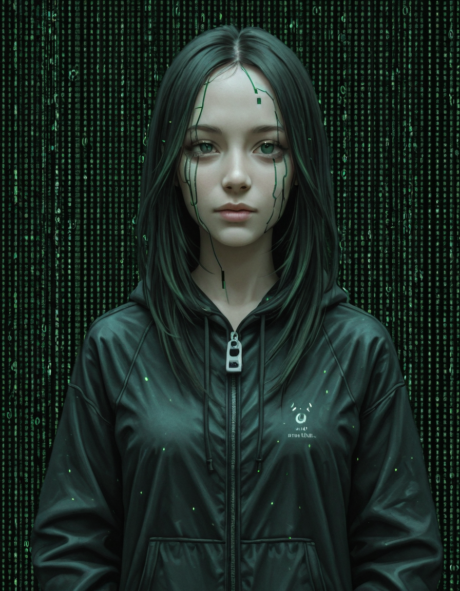 detailed, om0atrix0, 1girl, solo, glitch