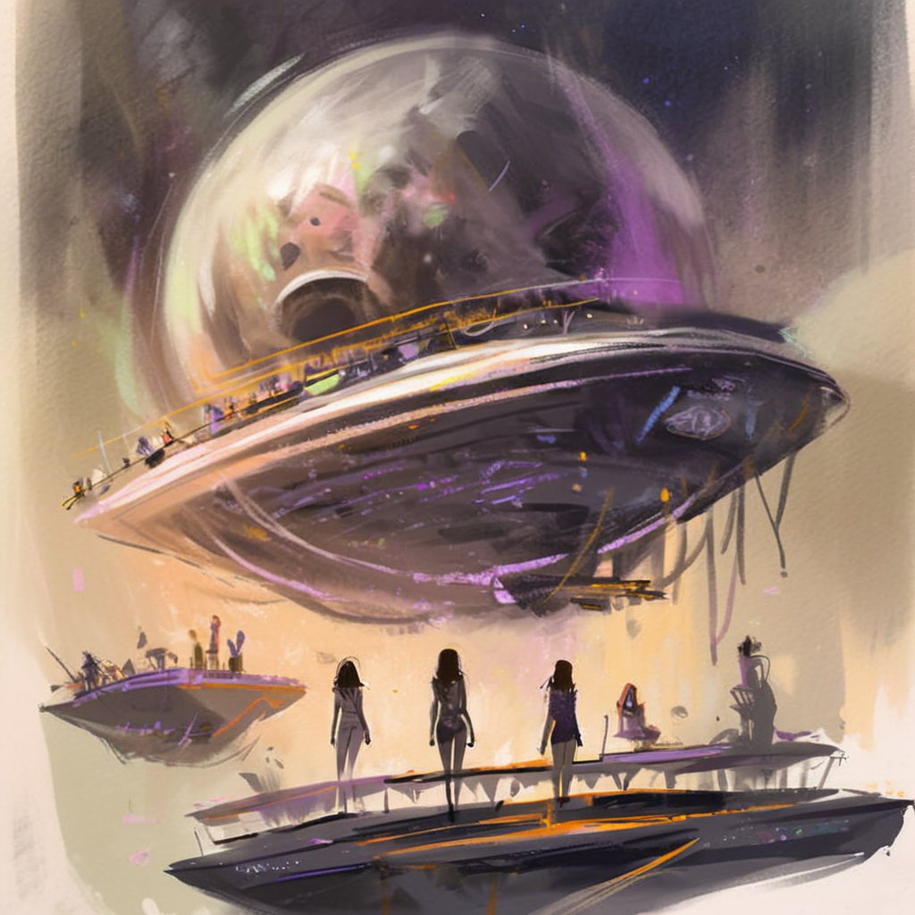 drawix16 girls on alien ship<lora:drawix16:1>