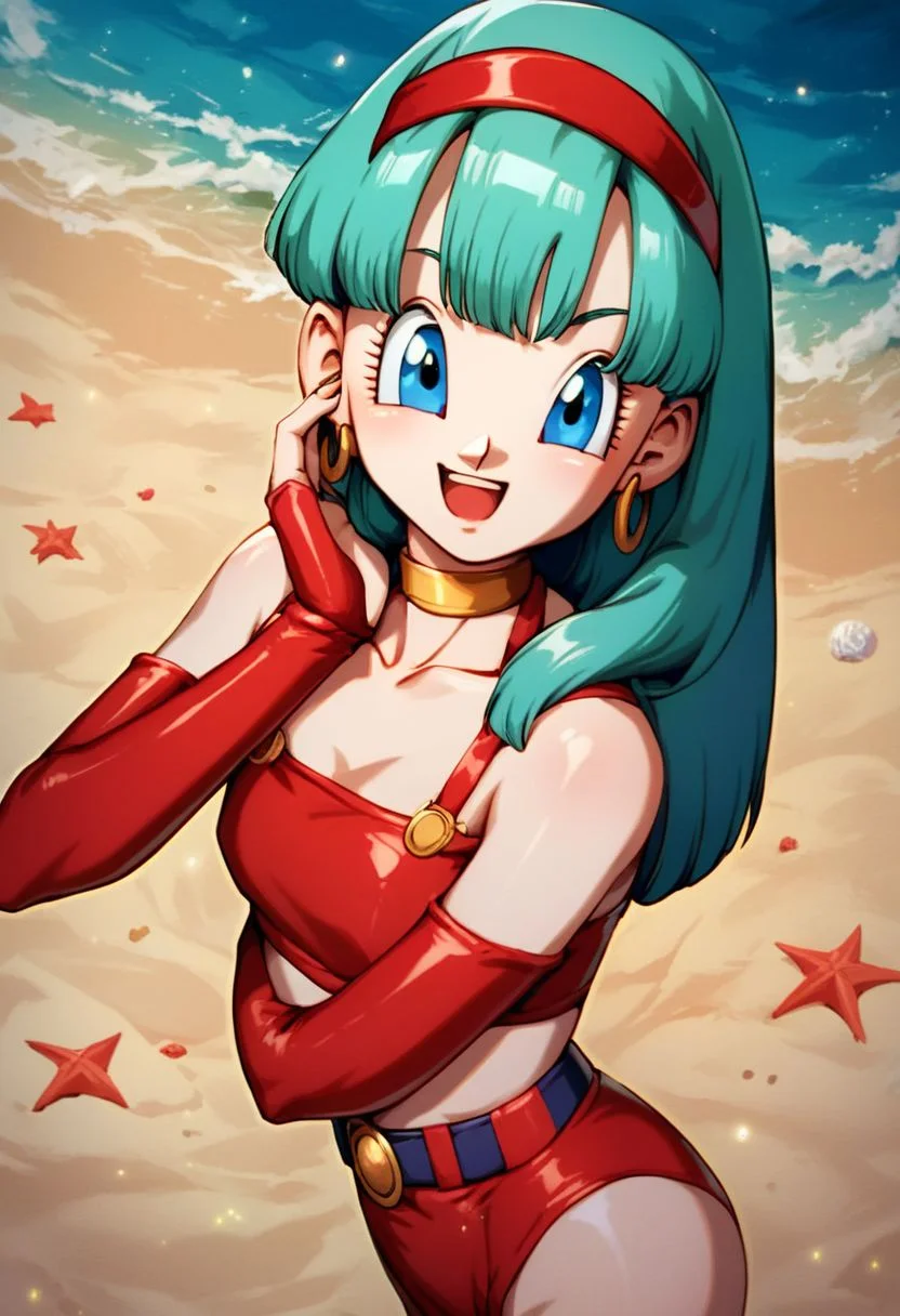 score_9, score_8_up, score_7_up,source_anime,rating_questionable,
Bbbbrrraaa, amazing beach background, looking happy at the viewer,