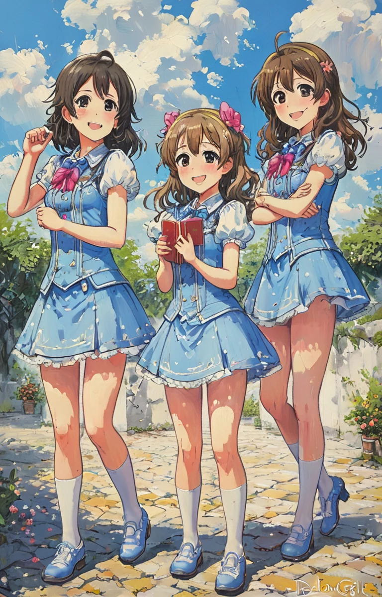 masterpiece,best quality,<lora:tbh5-sdxl:0.9>,illustration, portrait of idolmaster cinderella girls,