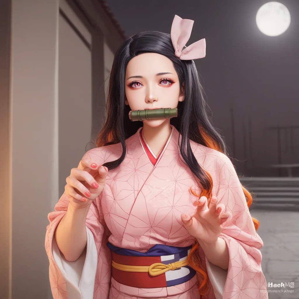 score_9, score_8_up, score_7_up, best quality, masterpiece,( source_anime,:1.4) unaestheticXL_Sky3.1, zPDXL, zPDXL-neg,  BREAK
<lora:Expressive_H:1> (Expressiveh:1.4)
1girl, bit gag, gag, japanese clothes, long hair, kimono, pink kimono, black hair, bamboo, multicolored hair, pink eyes, solo, ribbon, asa no ha (pattern), haori, red nails, hair ribbon, checkered sash, sash, obi, fingernails, gagged, sharp fingernails, mouth hold, pink nails, pink ribbon, hc, realistic
 smile, (Dynamic poses, acrobatic pose:1.2)
night, in japanese castle park, moon, ,
 <lora:hachi:1>