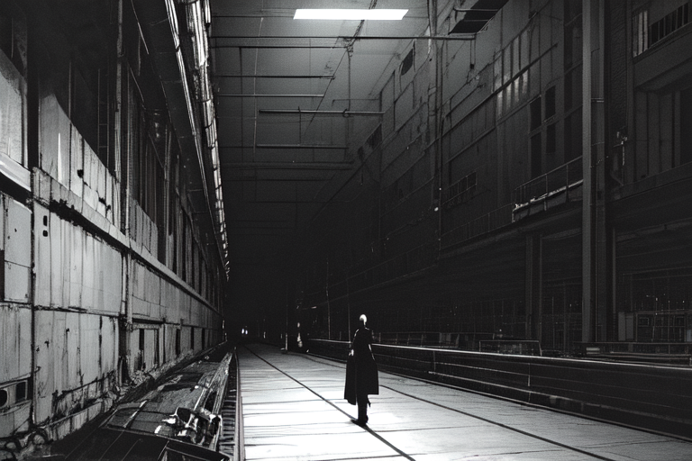 highly insanely detailed, masterpiece, top quality, best quality, highres, 4k, 8k, RAW photo, (very aesthetic, beautiful and aesthetic),  
tsutomu nihei,nihei_tsutomu,blame!,blame gakuen!,abara,TNstyle,sidonia_no_kishi,(mausoleum,megastructure in background,stairs,tunnel,tower,giant room,deep horizon,sidonia \(ship\),space,spacecraft,lab),cables,tubes,industrial pipes,foggy,steam,mist,smoke,fog,letterboxed,machinery,clouds,ventilation fan,ventilation shaft,bridge,fence,light particles,drainpipe, 
<lora:blameLora_v10:0.8>, 
(1girl:1.3), 
solo focus, 
makeup,foggy environment,hallway,kimono,patient_gurney,wheeled stretcher,soft pink background,âââ