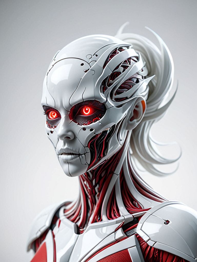 (masterpiece, best quality, highres:1.2), (photorealistic:1.2), (intricate:1.2), (detailed light:1.2), (dynamic angle), fighter, (highres textures), (white abstract background), (sharp), bokeh, (cinematic), (red colors, soothing tones:1.3), morbid, pureerosface_v1, flat colors, matte, red fabric, as Hyphantria cunea Drury,
 <lora:helios2:1>